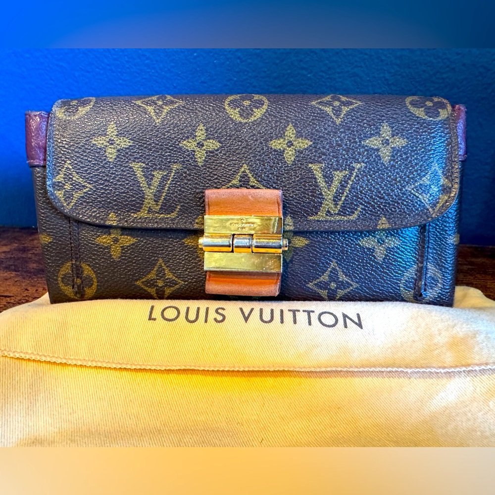 LOUIS VUITTON Elysee wallet with dustbag EUC